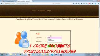 Captcha as Graphical Passwords A New Security Primitive Based on Hard AI Problems - 1Crore Projects