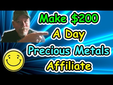 Make 200 Dollars Per Day Online - Precious Metals - Goldco Affiliate