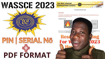 Wassce Results out: How to Check at Home + Getting Serial and Pin Number #wassce