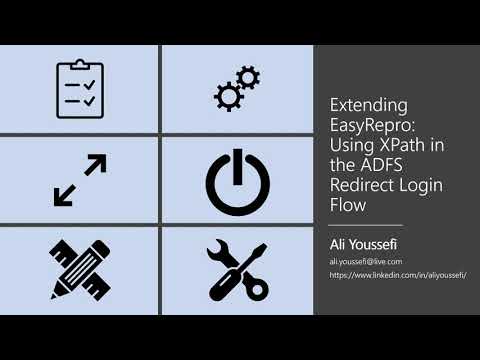 EasyRepro - Extending - Using XPath in the ADFS Redirect Login Method