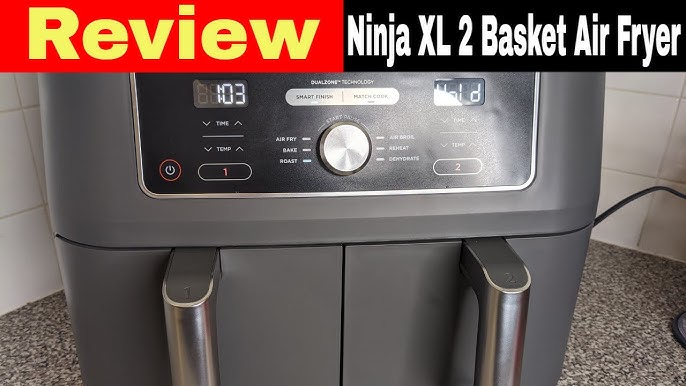 Ninja Foodi XL 2-Basket , 10 QT Air Fryer DZ300 