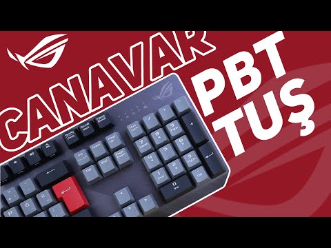 PBT Tuşlu Taş Gibi Oyuncu Klavyesi: ASUS ROG Strix Scope PBT İnceleme  