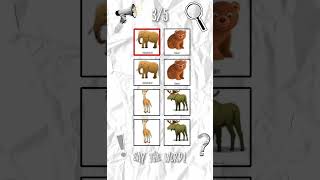 SAY THE WORD ON BEAT| Learning animals| level easy #saythewordonbeat #educationalvideo