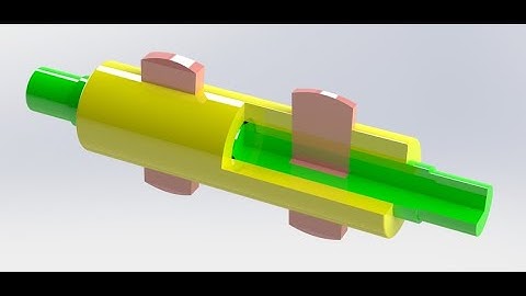How to Assembly sleeve and cotter joint.