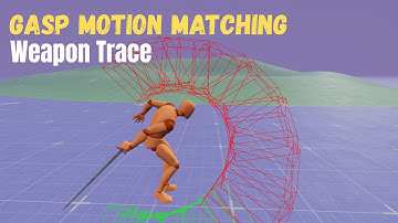 UE5 GASP Motion Matching - Sword Trace Damage Part #1