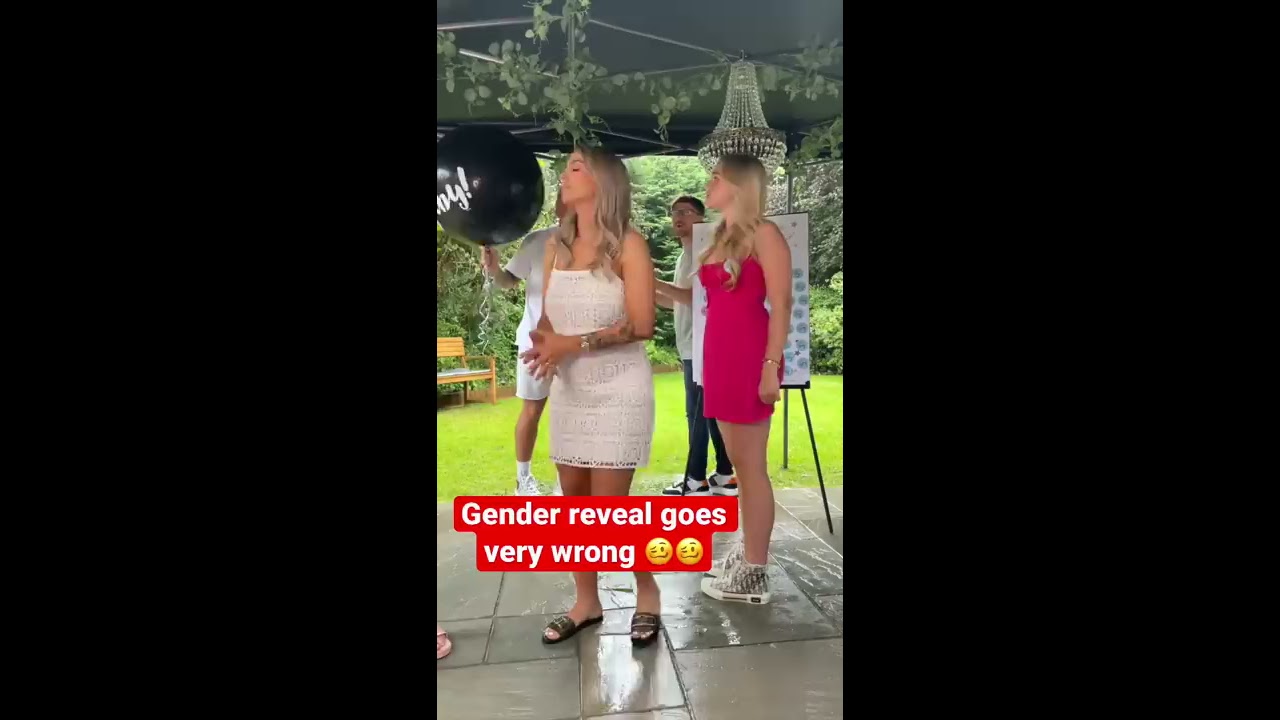 Gender Reveal Goes Very Wrong 