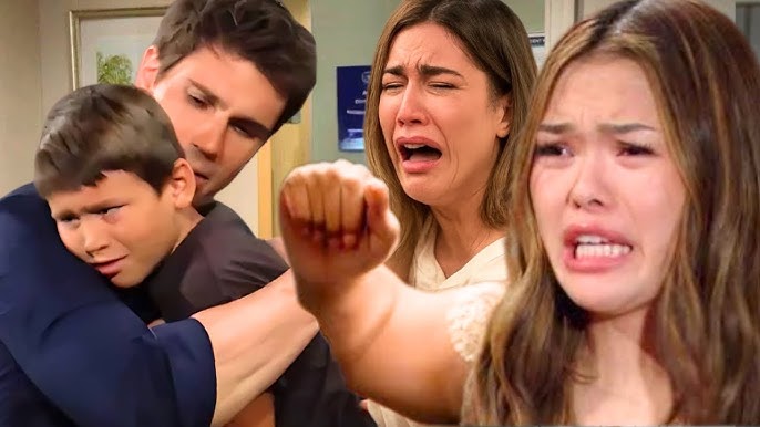 Caught on Camera! Finn & Hayes' Bonding Scene! Luna Can't Handle Her Anger!  B&B MELTDOWN! - YouTube