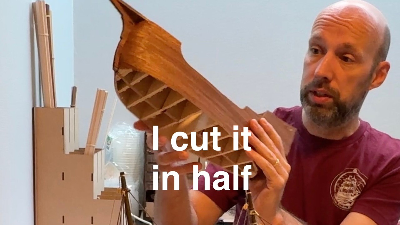 I Cut My Santa Maria in Half | Shipwreck Diorama