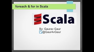 for Loop in Scala