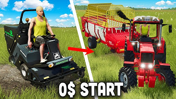 0$ START on FLAT MAP! 🚜 Farming Simulator 25