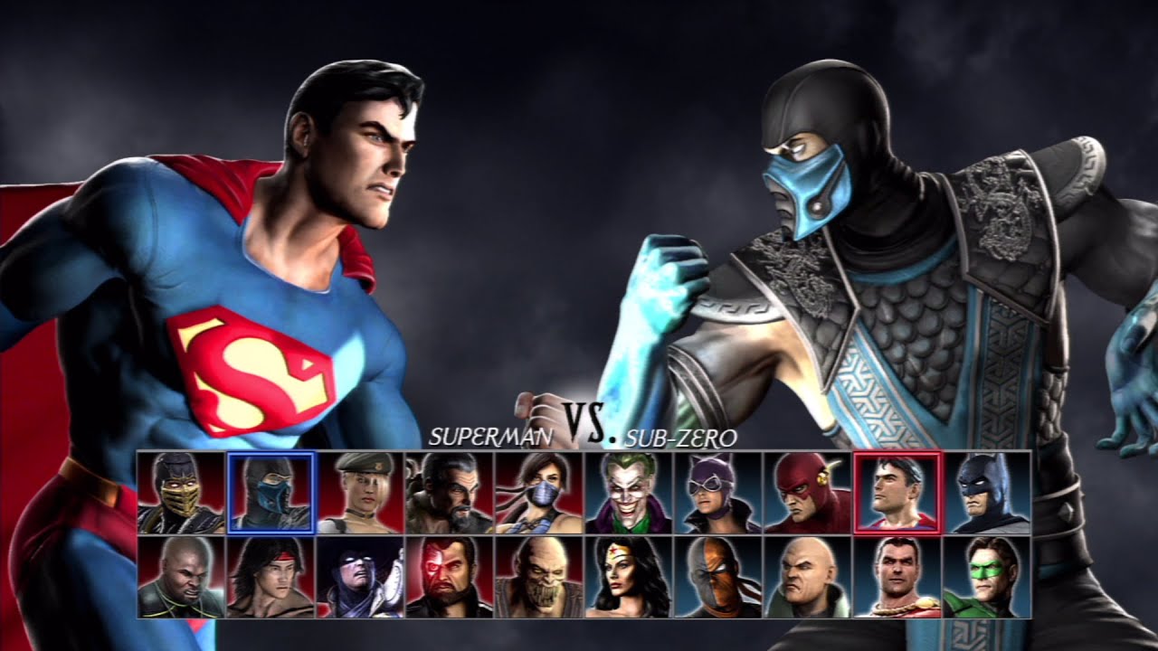 Mortal Kombat Vs Dc Universe All Characters Ps3 Youtube