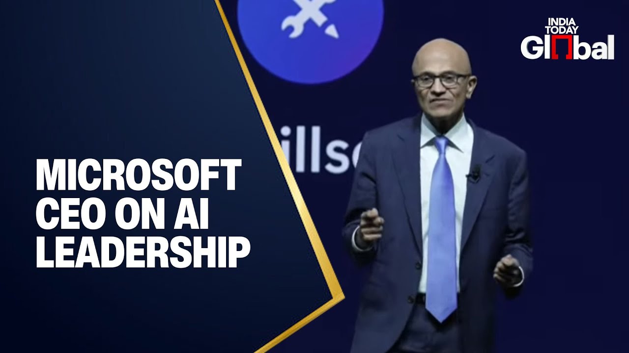 LIVE: Satya Nadella Delivers Keynote on Leading in the New Age of AI ...