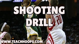 5 by 4 Basketball shooting drill