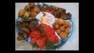 Брокколи и цветная капуста в панировочных сухарях. / Рецепт капусты. Брокколи и цветная капуста в панировочных сухарях. / Рецепт капусты.
