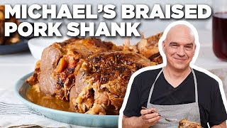 Michael Symon's Braised Pork Shank | Food Network