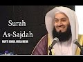 Quran Recitation - Mufti Menk - Surah As-Sajdah - [with Eng Translation]