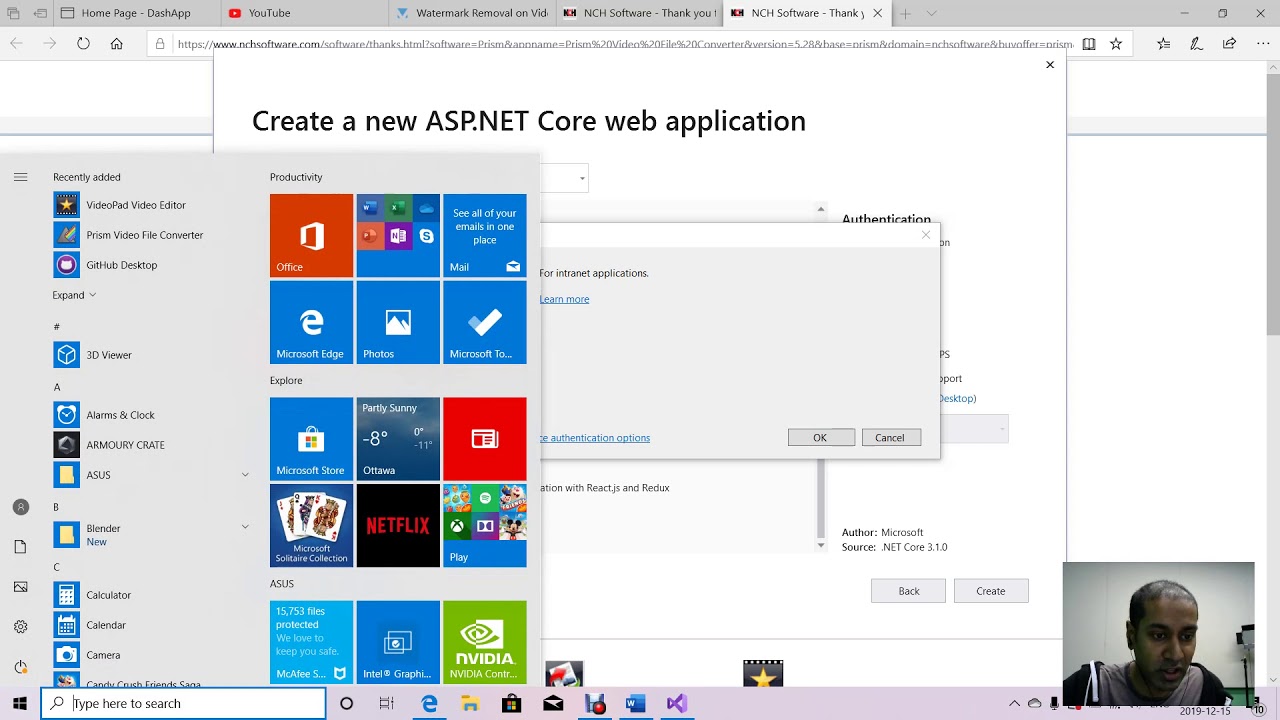 NETCORE005 A Brief Introduction To The Visual Studios 2019 Development Environment YouTube