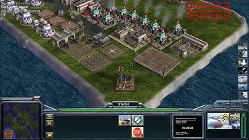 Command Conquer Generals Zero Hour Usa Super Weapon 1 vs 5 Hard Generals (Bay Of Pigs)