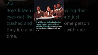 Boyz 2 Men had 90's kids    tbLkZLlz19I 31 score65 unknown ca am awards 5 lh 012996 the group boy