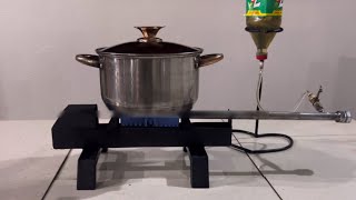 I built an economical and super efficient diesel fuel stove