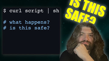 A possible danger with piping `curl` to `sh` for installing software from the internet