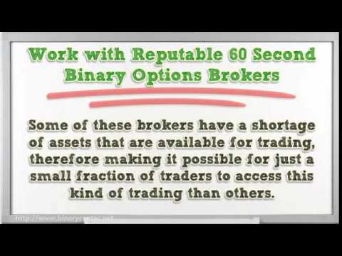 Highly Effective 60 Second Binary Options Secrets