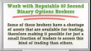 Highly Effective 60 Second Binary Options Secrets