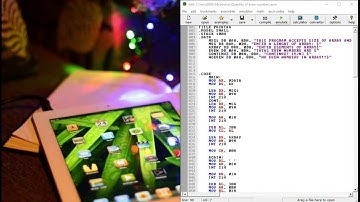 8086 ASSEMBLY | FINDING EVEN NUMBERS IN ELEMENTS OF ARRAY