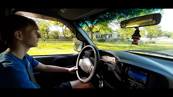 ford f150 V8 No cats 8" cherry bomb glasspack 7"tips