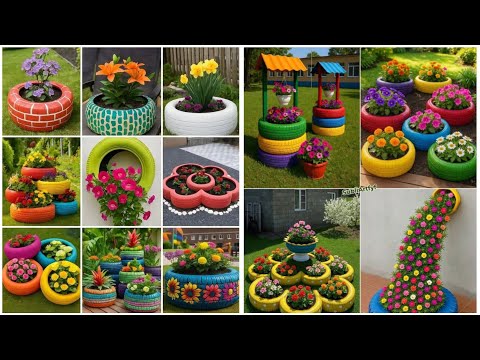 Tire Art Garden