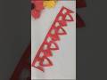 Easy Paper Heart Border Craft ❤️✨ | Simple Paper Cutting Decoration