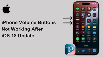 How To Fix iPhone Volume Buttons Not Working Issue After iOS 18 Update | Solved!!