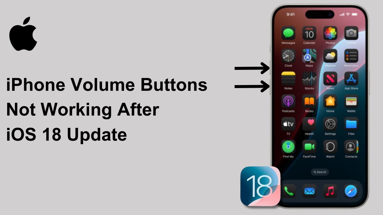 How To Fix iPhone Volume Buttons Not Working Issue After iOS 18 Update ...