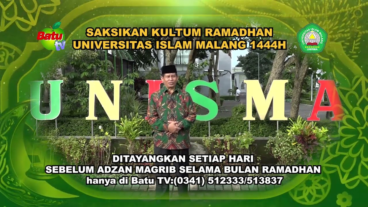 iklan kultum ramadhan Unisma 2023