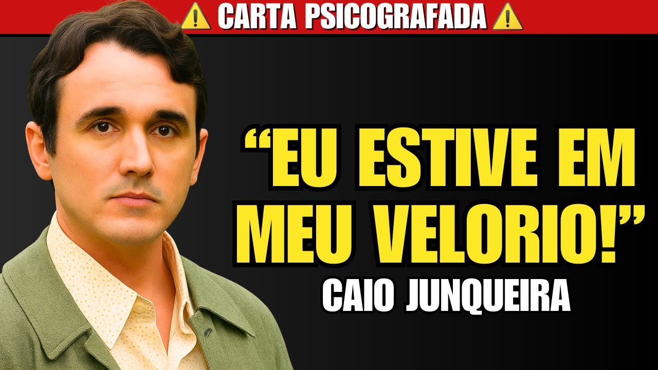 CARTA PSICOGRAFADA DO ATOR CAIO JUNQUEIRA DO FILME TROPA DE ELITE