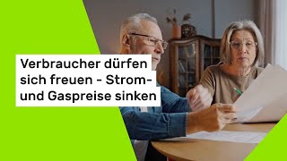 Verbraucher dürfen sich freuen - Strom- und Gaspreise sinken
