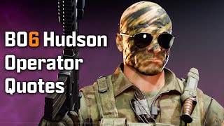 Black Ops 6 Zombies - Hudson Operator Quotes