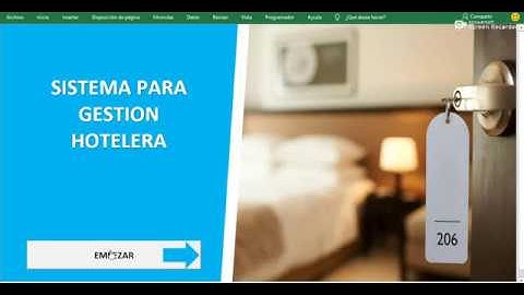 SISTEMA HOTEL EN EXCEL