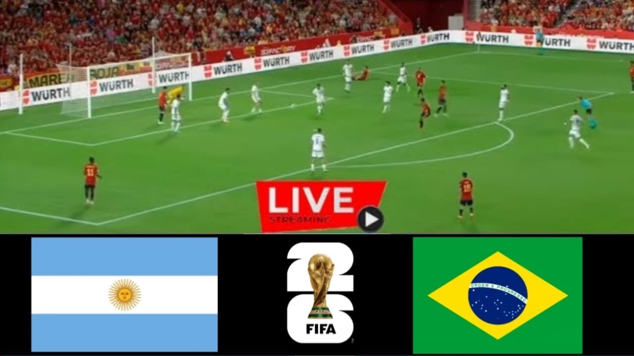 Brazil U17 VS Argentina U17 Live Football match today FIFA U17 World