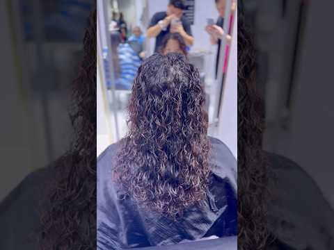 Final results ❤️ permanent hair curl #hair