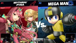 FUSION ARCADIAN - Viryzn (Pyra/Mythra) Vs. Druul (Mega Man) - Winners Quarters - SSBU
