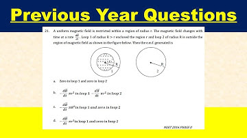 A uniform magnetic field is restricted within a region of radius r. The magnetic field changes with