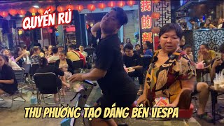 Thu Phương nhảy cực sung bên Lan Quế Phường ở Vũ Thu Phương cá viên chiên | Toàn Vlog