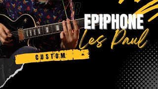 Epiphone Les Paul Custom #epiphone #guitar #guitarriff