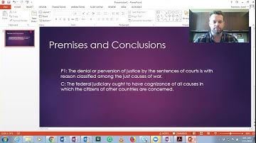 Logic Section 1.1 Identifying Premises and Conclusions