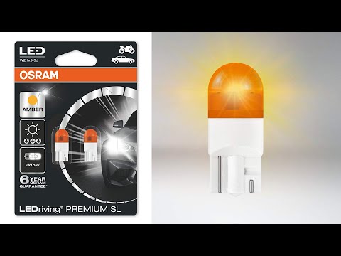 Demonstrere Abnorm cowboy Testing Osram/Sylvania W5W T10 Amber Led Premium Bulbs - YouTube