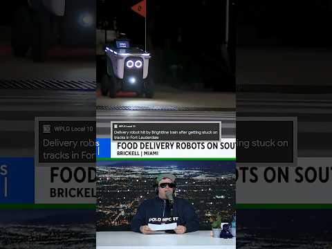 Delivery Robot DESTROYED By Train 🤖 - Tim Dillon