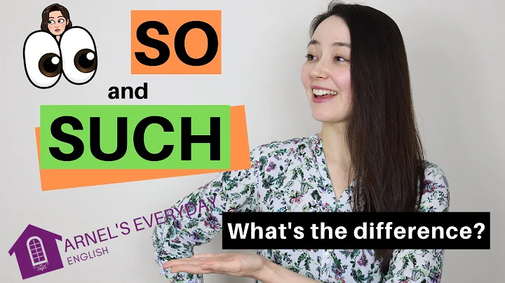 SO and SUCH - What's the difference? IMPROVE your ENGLISH! - 天天要聞