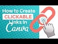 Canva Tips & Tricks: How to Create Clickable Links in Canva