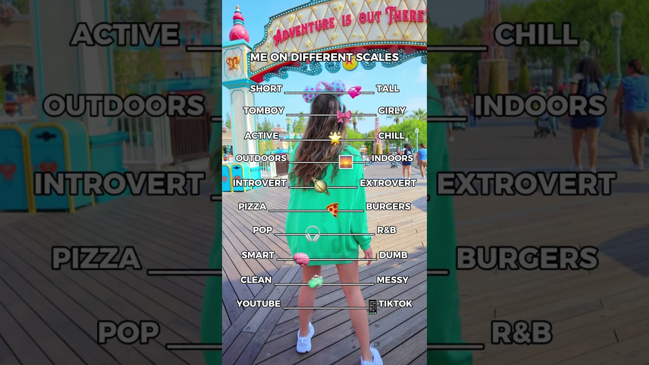 me on different scales💕 